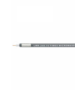Times Microwave LMR-240-75 75 Ohm Coaxial Cable with Black PE Jacket for Soyuztec Trading LLC.